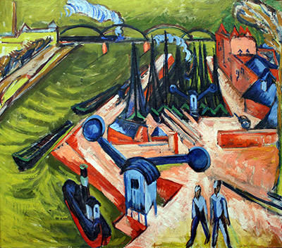 Frankfurter Westhafen Ernst Ludwig Kirchner